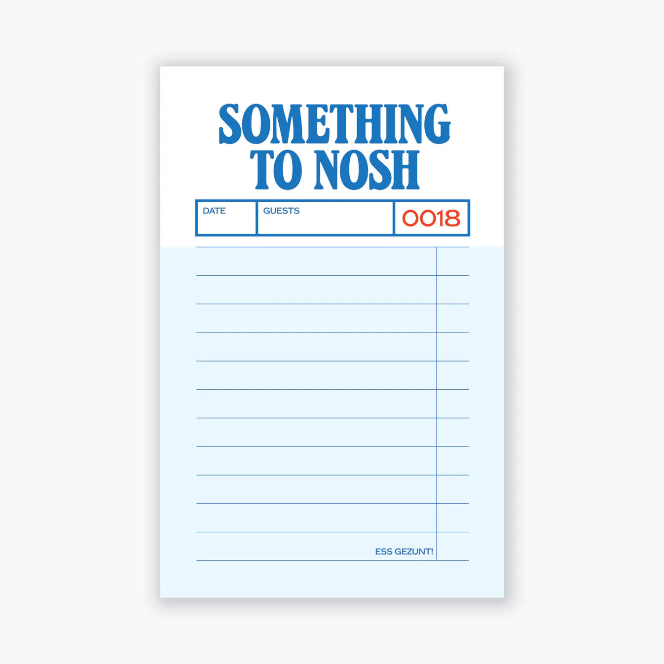 Something to Nosh notepad - Everyday Yiddish