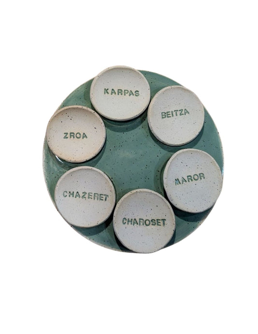 Ceramic Seder plate - Silverbrook Ceramics