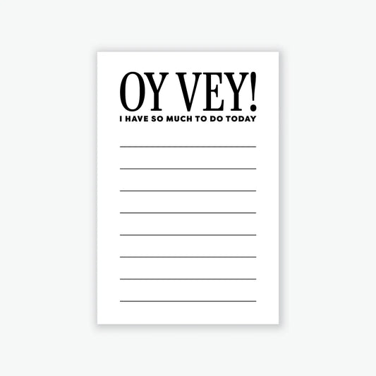 Oy Vey notepad - Everyday Yiddish