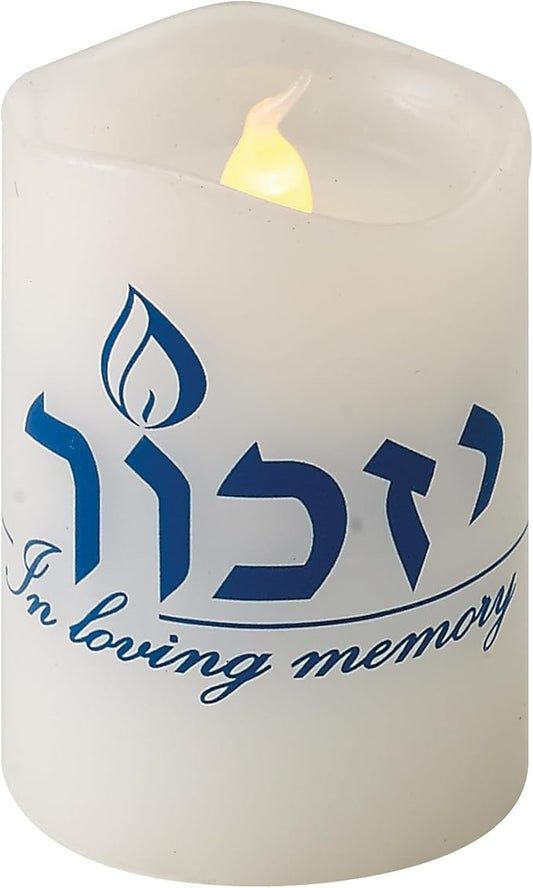 LED flameless memorial candle