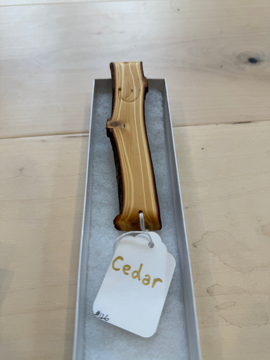 Mezuzah case with Embossed Shin - Brian Cantor