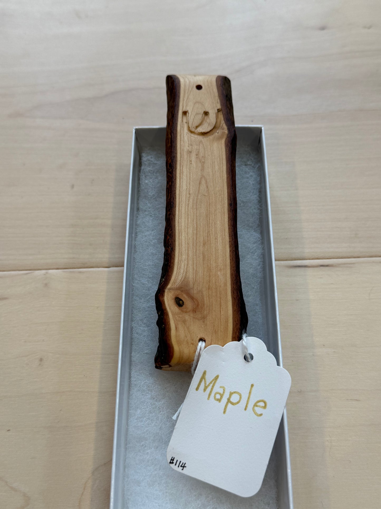 Mezuzah case with Embossed Shin - Brian Cantor