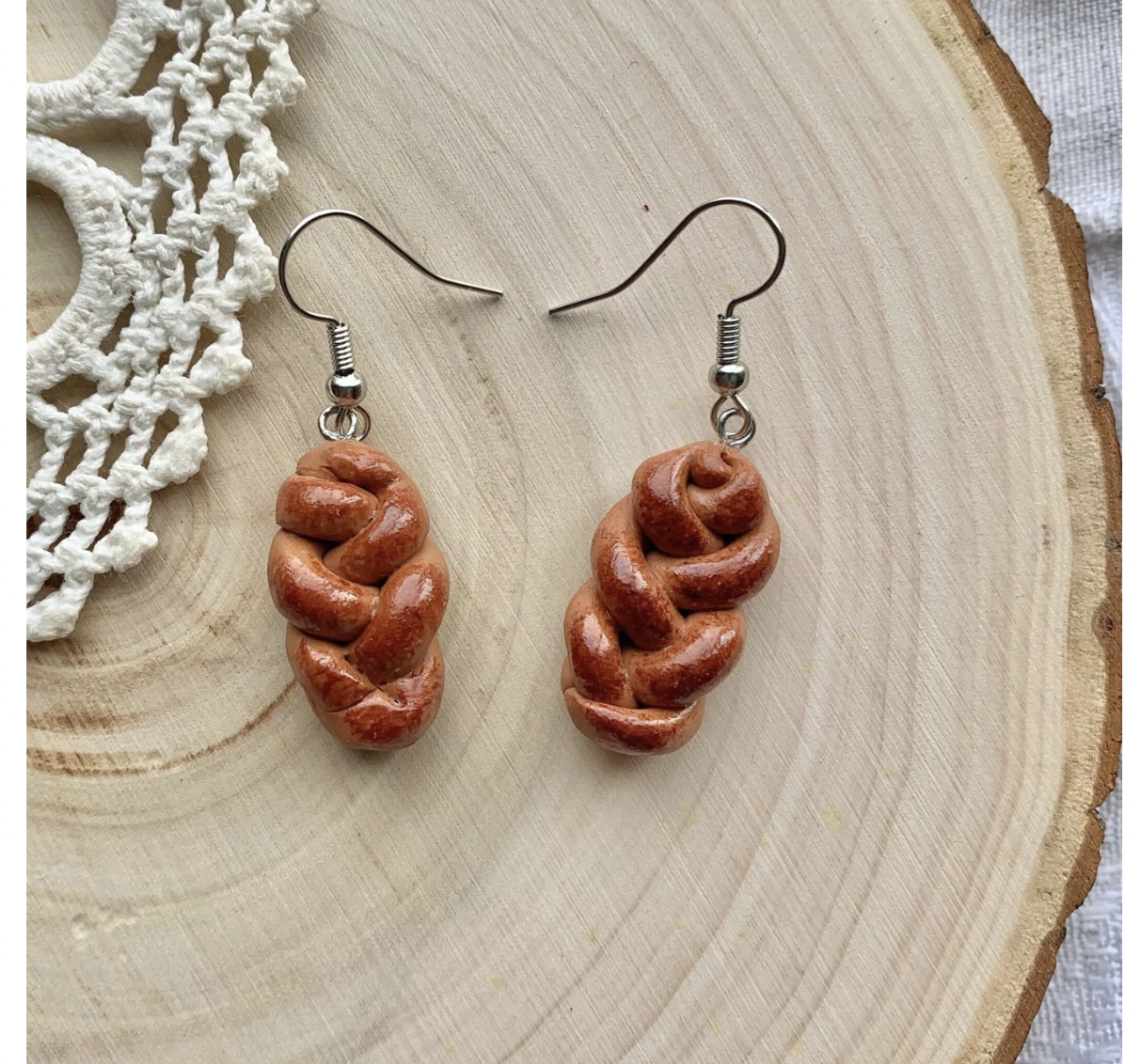 Jewish Food Earrings - Edie's Art Shop