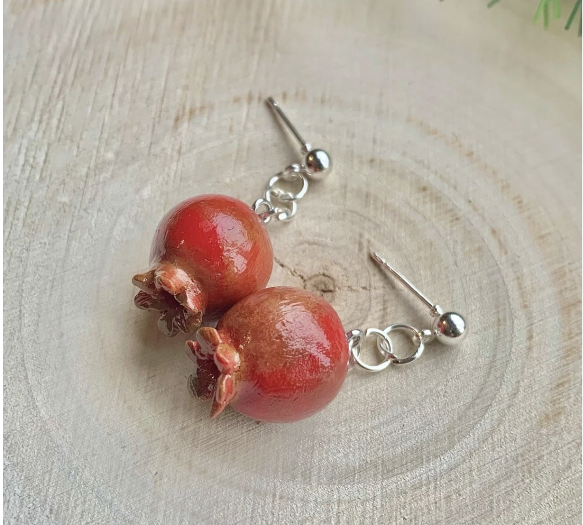 Jewish Food Earrings - Edie's Art Shop