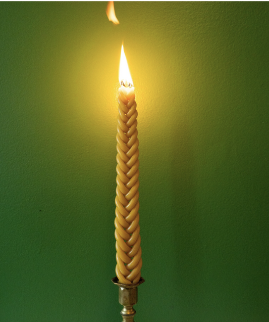 Beeswax Havdallah Candle - 5-wick - Mile End Soap and Candle