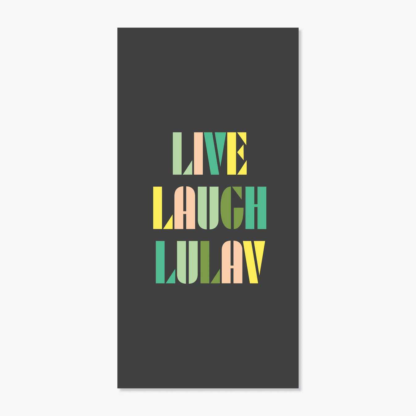 Live Laugh Lulav sukkot vinyl